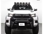 Toyota Hilux orurowanie przednie Bull czarne 2015- (2)